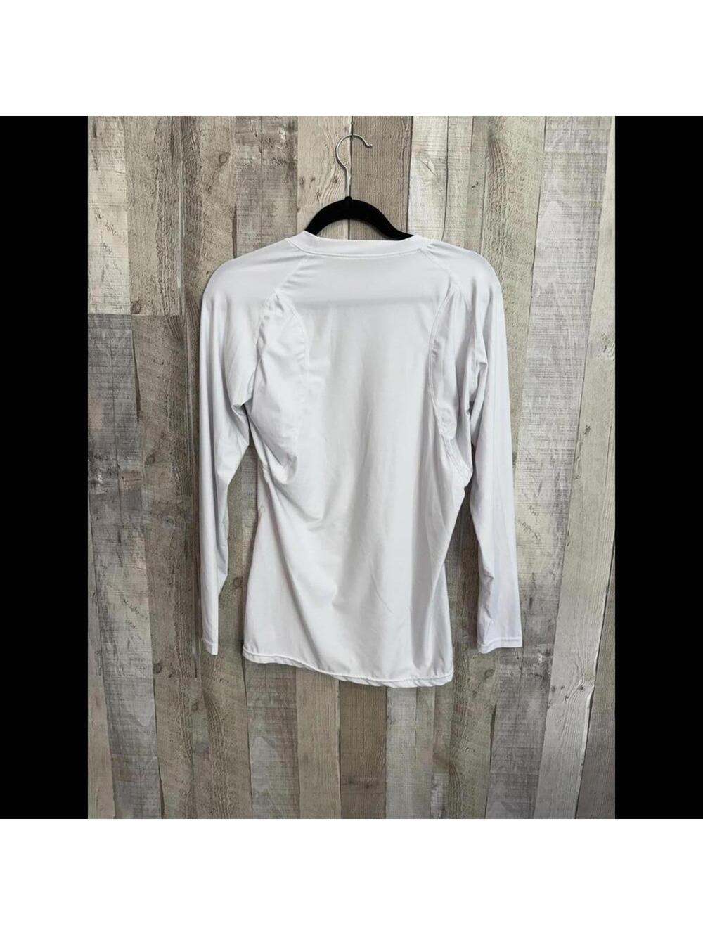 DEVOPS Women's Medium White Long Sleeve Athletic Shirt Activewear Top - Picture 9 of 9